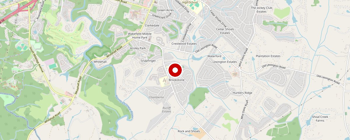 Map of the Barnett Shoals Road, Athens, GA 30605 area